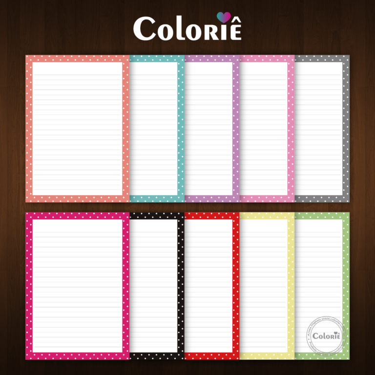 Miolo Bolinhas Coloridas