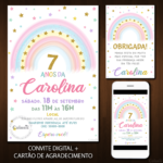 Convite Digital Arco-íris