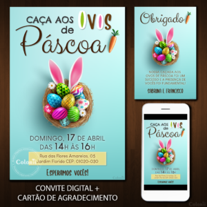 Convite Digital Páscoa