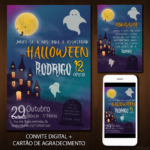 Convite Digital Halloween