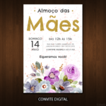 convite-digital-com-glitter-e-flores-roxas-dia-das-mães