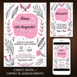 Convite Digital Chá De Bebê