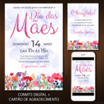 Convite Digital Dia das Mães