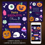 Convite Digital Halloween