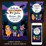 Convite Digital Halloween