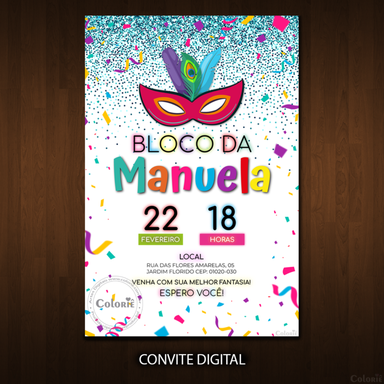 convite-com-máscara-glitter-e-confetes