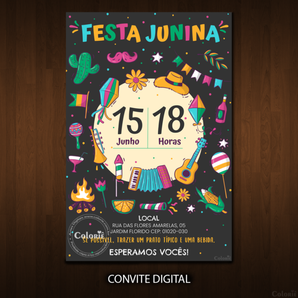 convite-de-festa-junina-para-editar-online