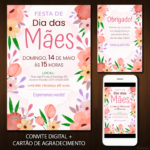 Convite Digital Dia das Mães