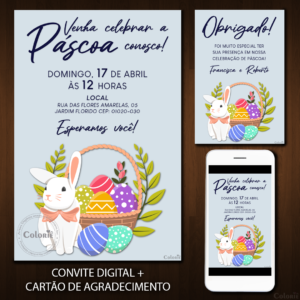 Convite Digital Páscoa