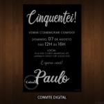 convite-preto-com-letras-prateadas