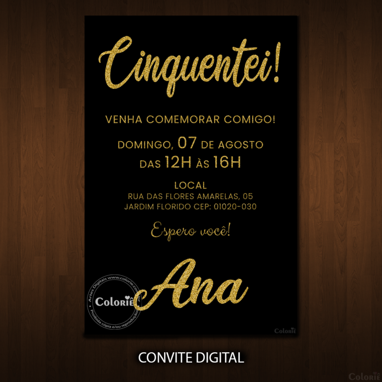 convite-de-50-anos-dourado