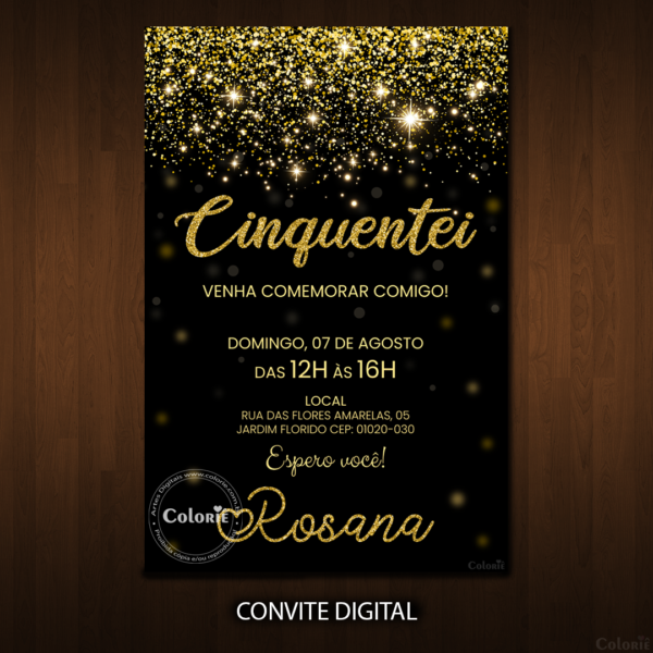 convite-preto-com-letras-douradas