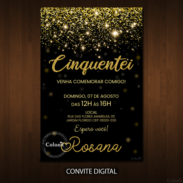 convite-preto-com-letras-douradas