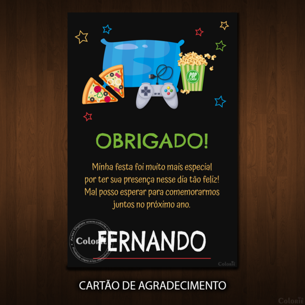 convite-festa-vídeo-game