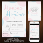 Convite Digital Chá Revelação