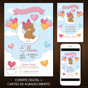 Convite Digital Chá De Bebê