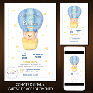 Convite Digital Chá De Bebê
