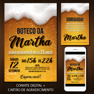 Convite Digital Boteco