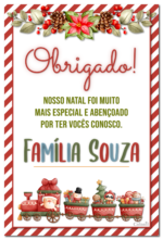 Convite Digital Natal: Trem Natalino + Brinde - Imagem 2