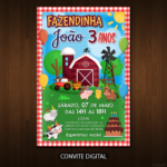 Convite Digital Fazendinha