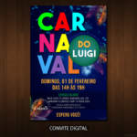 Convite Digital Carnaval