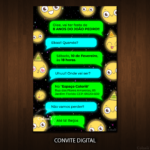 Convite Digital Emoticon